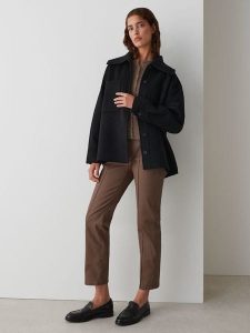 OPUS Kurtka koszulowa "Josia" w kolorze czarnym rozmiar: 40. Czarne kurtki Opus, bez wzorów, bez kaptura. Za 187,99 zł.