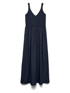 Vero Moda Sukienka w kolorze granatowym rozmiar: S. Niebieskie sukienki Vero Moda, na co dzień, s, bez wzorów, bez kołnierzyka, bez ramiączek, maxi, proste. Za 127,35 zł.