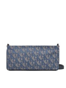 Calvin Klein Jeans Torebka Ckj Monogram Mini Bag LV04K3183G Niebieski. Niebieskie listonoszki Calvin Klein Jeans, bez wzorów, z jeansu, bez dodatków. Za 209,99 zł.