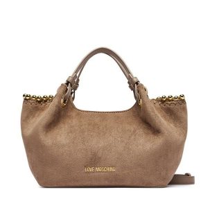 Torebka LOVE MOSCHINO. Brązowe kuferki LOVE MOSCHINO, bez wzorów, bez dodatków. Za 919,99 zł.