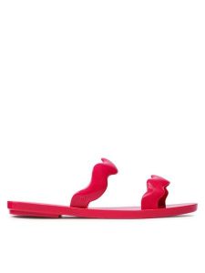 Melissa Klapki Wind Ad 33424 Różowy. Czerwone klapki Melissa, bez wzorów, z tworzywa sztucznego, bez obcasa. Za 199,99 zł.