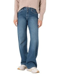 Timezone Dżinsy "Cora" - Comfort fit - w kolorze niebieskim rozmiar: W25/L34. Niebieskie jeansy Timezone, bez wzorów, z podwyższonym stanem. Za 197,17 zł.