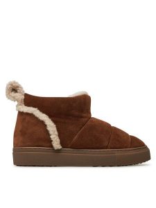 Inuikii Śniegowce Shearling Slipin 75202-010 Brązowy. Brązowe buty zimowe Inuikii, ze skóry, bez obcasa, bez zapięcia. Za 939,99 zł.