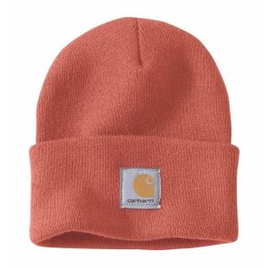Czapka zimowa Carhartt Acrylic Watch Hat. Brązowe czapki CARHARTT, bez wzorów, sportowe. Za 82,00 zł.