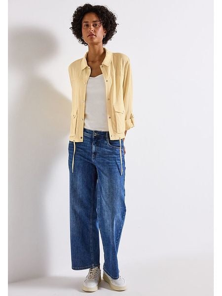 Street One Kurtka koszulowa w kolorze żółtym rozmiar: 34. Żółte kurtki Street One, bez wzorów, bez kaptura. Za 215,71 zł.