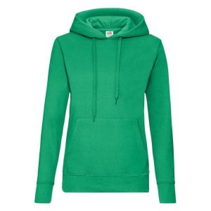 Bluza Damska Z Kapturem. Zielone bluzy FRUIT OF THE LOOM, xs, bez wzorów, z kapturem. Za 104,99 zł.