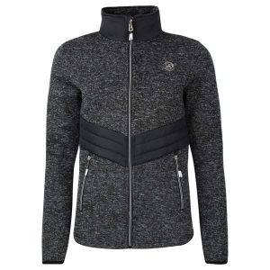 Damski polar Peak Mountain Atormi. Czarne kurtki sportowe Peak Mountain, bez wzorów, z materiału, bez kaptura, narciarskie. Za 210,00 zł.