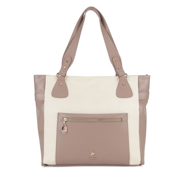 Torebka Beverly Hills Polo Club. Czerwone shopper bag Beverly Hills Polo Club, bez wzorów, bez dodatków. Za 229,99 zł.