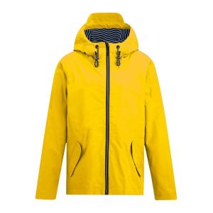 Damska Kurtka Bayletta Grid Distress Waterproof Jacket. Żółte kurtki Regatta, bez wzorów, bez kaptura. Za 271,99 zł.