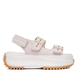 Sandały Converse. Brązowe sandały Converse, bez wzorów, bez obcasa, na płaskiej podeszwie, bez zapięcia. Za 419,99 zł.