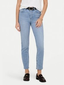 ONLY Jeansy Emily 15361608 Niebieski Straight Fit. Niebieskie jeansy ONLY, bez wzorów, z bawełny. Za 199,99 zł.