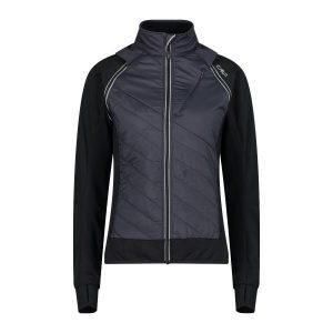 Polar hybrydowy z odpinanymi rękawami dla kobiet CMP. Brązowe kurtki sportowe CMP, na zimę, bez wzorów, z polaru, bez kaptura, narciarskie. Za 425,30 zł.