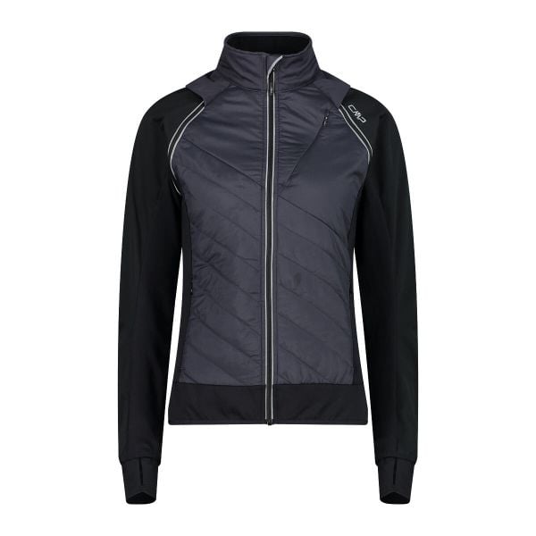 Polar hybrydowy z odpinanymi rękawami dla kobiet CMP. Brązowe kurtki CMP, na zimę, bez wzorów, z polaru, bez kaptura. Za 425,30 zł.