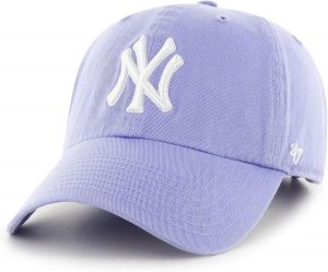 New York Clean Up Lifestyle Czapka baseballowa - Regulowana - Lawendowy. Fioletowe czapki 47 Brand, bez wzorów, z bawełny. Za 146,66 zł.