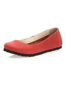 Comfortfusse Skórzane baleriny w kolorze czerwonym rozmiar: 41. Czerwone balerinki Comfortfüße, bez wzorów, bez obcasa, bez zapięcia. Za 285,49 zł.