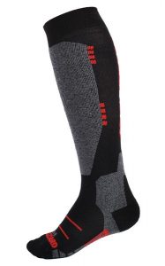 Skarpety narciarskie Blizzard Wool Sport Ski Merino black/red. Czarne skarpetki BLIZZARD, bez wzorów, z bawełny. Za 59,99 zł.