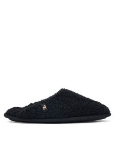 Tommy Hilfiger Kapcie Th House Shoes FW0FW09618 Czarny. Czarne kapcie TOMMY HILFIGER, bez wzorów. Za 189,99 zł.
