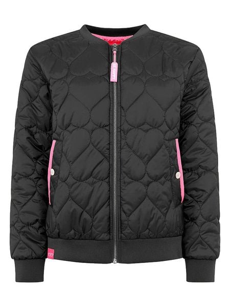 Zwillingsherz Kurtka "Be Happy" w kolorze czarnym rozmiar: L. Czarne kurtki Zwillingsherz, l, bez wzorów, bez kaptura. Za 239,99 zł.