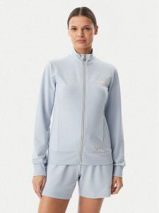 EA7 Emporio Armani Bluza 8NTM43 TJ9RZ U9309 Niebieski Regular Fit. Niebieskie bluzy EA7 Emporio Armani, xxl, bez wzorów, z wiskozy, bez kaptura. Za 399,99 zł.