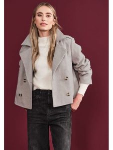 Street One Kurtka przejściowa w kolorze beżowym rozmiar: 40. Brązowe kurtki Street One, bez wzorów, bez kaptura. Za 232,78 zł.