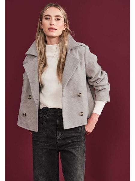 Street One Kurtka przejściowa w kolorze beżowym rozmiar: 40. Brązowe kurtki Street One, bez wzorów, bez kaptura. Za 232,78 zł.