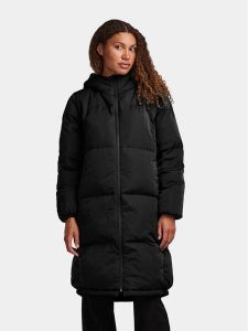 YAS Płaszcz zimowy 26031874 Czarny Regular Fit. Czarne płaszcze YAS, na zimę, m, bez wzorów, z syntetyku, bez kaptura. Za 629,99 zł.