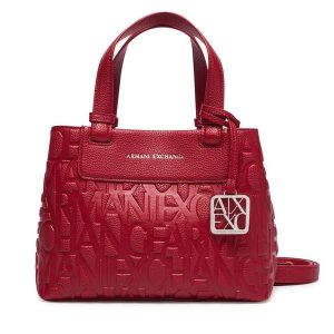 Torebka Armani Exchange. Czerwone torebki klasyczne Armani Exchange, bez wzorów, bez dodatków. Za 589,99 zł.