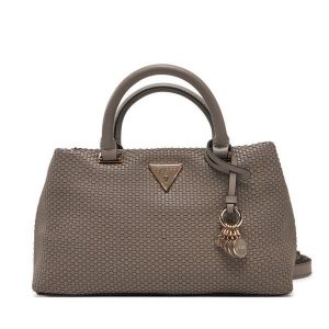 Torebka Guess. Brązowe torebki klasyczne Guess, z aplikacjami, bez dodatków. Za 399,99 zł.