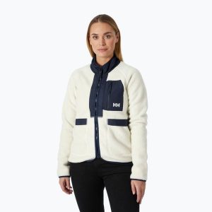 Bluza trekkingowa damska Helly Hansen Aurora Pile. Białe bluzy Helly Hansen, bez wzorów, bez kaptura. Za 379,99 zł.