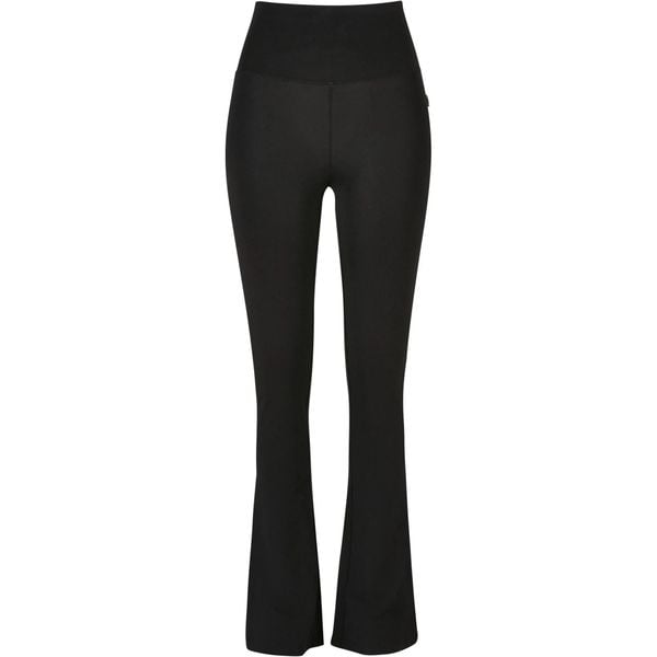 Legginsy Damskie Stretch Jersey Organic Bootcut. Czarne legginsy Urban Classics, bez wzorów, z jersey. Za 104,99 zł.