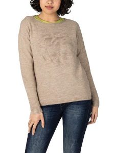 Timezone Sweter w kolorze beżowym rozmiar: XXL. Brązowe swetry oversize Timezone, xxl, bez wzorów, bez ramiączek. Za 56,93 zł.