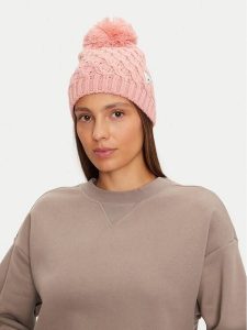 Rossignol Czapka Lony RLMWH20U Różowy. Czerwone czapki Rossignol, bez wzorów, z materiału, sportowe. Za 149,99 zł.