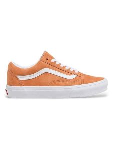 Vans Skórzane sneakersy "Old Skool" w kolorze pomarańczowym rozmiar: 39. Pomarańczowe trampki Vans, bez wzorów, bez zapięcia. Za 162,11 zł.