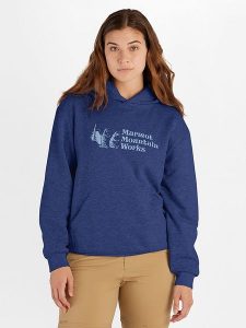 Marmot Bluza w kolorze granatowym rozmiar: XL. Niebieskie bluzy Marmot, xl, bez wzorów, z poliamidu, z kapturem. Za 174,43 zł.