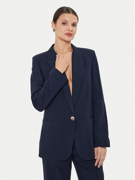 ViCOLO Marynarka TB1561 Granatowy Regular Fit. Niebieskie marynarki i żakiety ViCOLO, s, bez wzorów, z wiskozy. Za 349,99 zł.