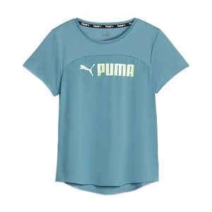T-shirt treningowy damski PUMA Fit Logo Ultrabreathe. Białe bluzki Puma, xs, bez wzorów, bez kołnierzyka, bez ramiączek. Za 75,99 zł.