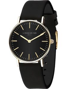 Liebeskind Zegarek kwarcowy w kolorze złoto-czarnym rozmiar: onesize. Czarne, analogowe zegarki Liebeskind. Za 334,60 zł.