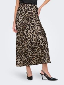 ONLY Spódnica w kolorze brązowo-beżowym rozmiar: S. Brązowe spódnice ONLY, na co dzień, s, bez wzorów, maxi. Za 86,99 zł.