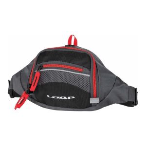 Torba na pas unisex Loap Tula czarno-czerwona. Czarne torby podróżne i sportowe Erima, bez wzorów, z poliesteru. Za 139,99 zł.