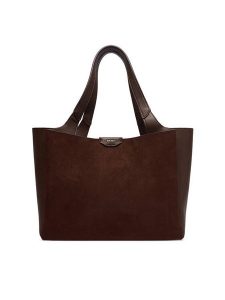 DKNY Torebka Willa R53AMG32 Brązowy. Brązowe shopper bag DKNY, bez wzorów, z materiału, bez dodatków. Za 789,99 zł.