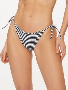 Tommy Hilfiger Dół od bikini UW0UW05085 Granatowy. Niebieskie bikini TOMMY HILFIGER, bez wzorów, z syntetyku. Za 219,99 zł.