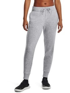 Under Armour Spodnie dresowe "Rival" w kolorze szarym rozmiar: L. Szare spodnie dresowe Under Armour, l, bez wzorów, z dresówki. Za 169,95 zł.