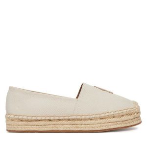 Espadryle BOSS. Brązowe espadryle Boss, bez wzorów, bez obcasa. Za 629,99 zł.