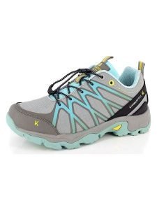 Kimberfeel Buty turystyczne "Ubaye" w kolorze szaro-turkusowym rozmiar: 38. Szare buty trekkingowe Kimberfeel, bez zapięcia. Za 260,99 zł.