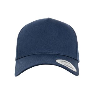 Czapka Flexfit 5-panel curved. Niebieskie czapki FLEXFIT, bez wzorów. Za 72,40 zł.