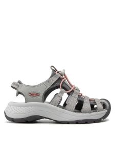 Keen Sandały Astoria West Sandal 1023589 Szary. Szare buty trekkingowe Keen, bez wzorów, z materiału, bez obcasa, bez zapięcia. Za 379,99 zł.