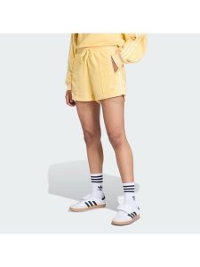 Adidas Szorty sportowe Terry Towel Firebird KD1395 Żółty Loose Fit. Żółte spodenki sportowe ADIDAS, xs, bez wzorów, z bawełny. Za 178,99 zł.