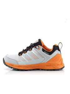 Alpine Pro Buty turystyczne "Haire" w kolorze jasnoszaro-pomarańczowym rozmiar: 38. Pomarańczowe buty trekkingowe Alpine Pro, z materiału, bez zapięcia. Za 289,88 zł.