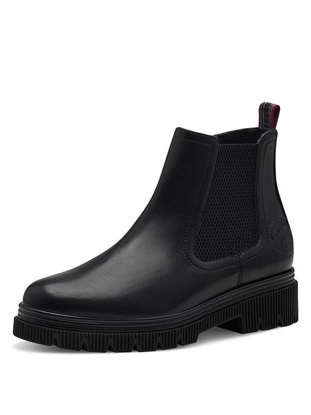 S.Oliver Botki w kolorze czarnym rozmiar: 41. Czarne botki s.Oliver, bez wzorów, bez obcasa, na obcasie, bez zapięcia. Za 232,78 zł.