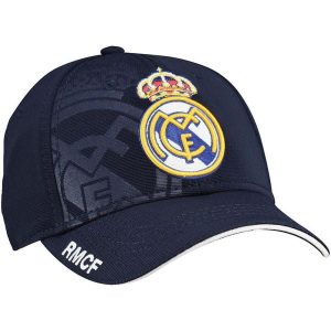 Czapka bejsbolowa Real Madrid. Niebieskie czapki HOLIPROM, bez wzorów, sportowe. Za 99,00 zł.